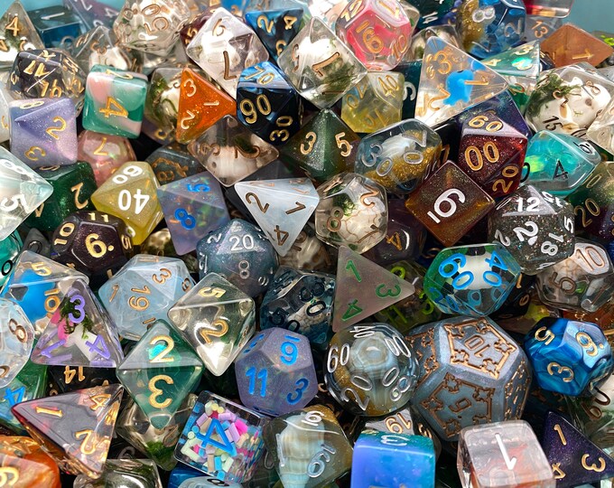 Pound of DIce, Loose Dice, Dice by Weight, Dnd Dice set, d20 POlyhedral DIce. Bulk dice - assorted dice