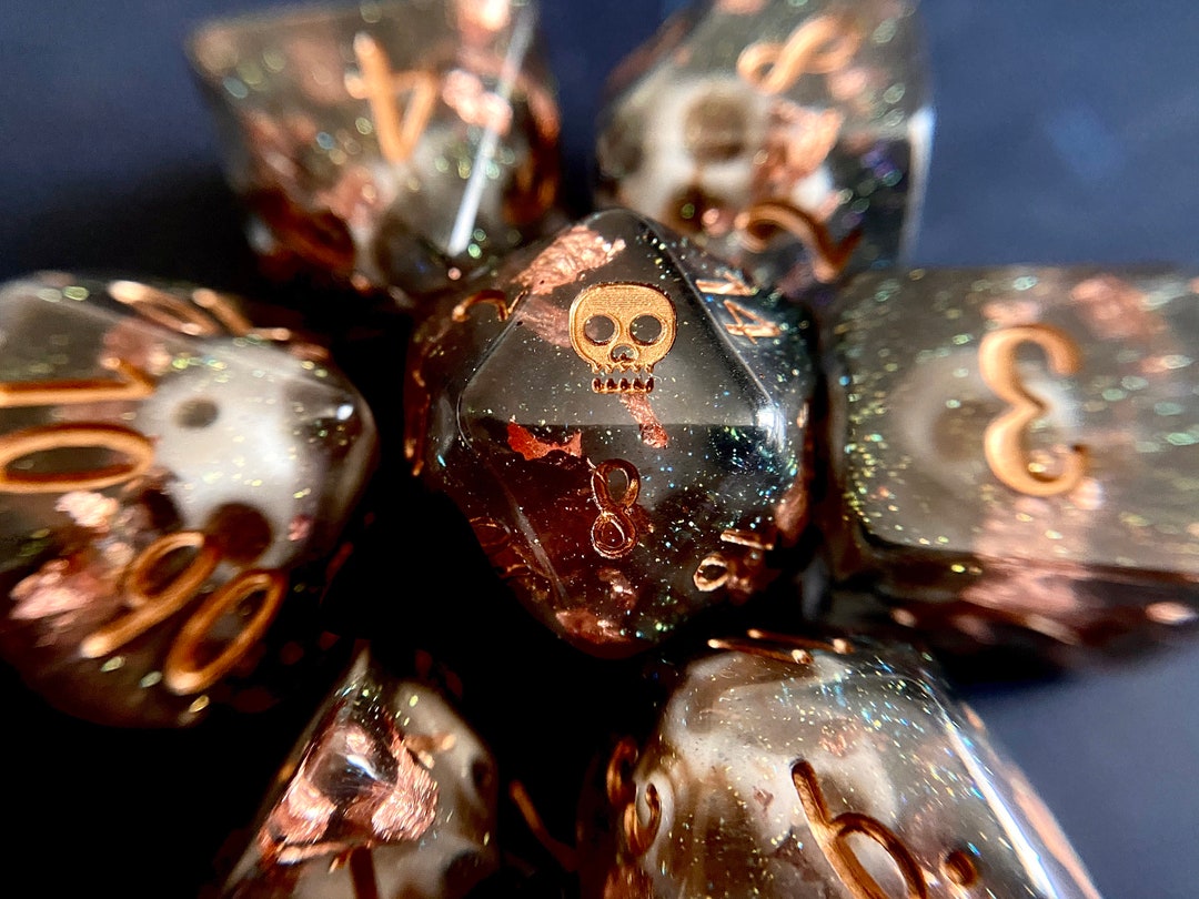 Davey Jones Locker Dnd Dice Set D20 Polyhedral Dice Set Dungeons and