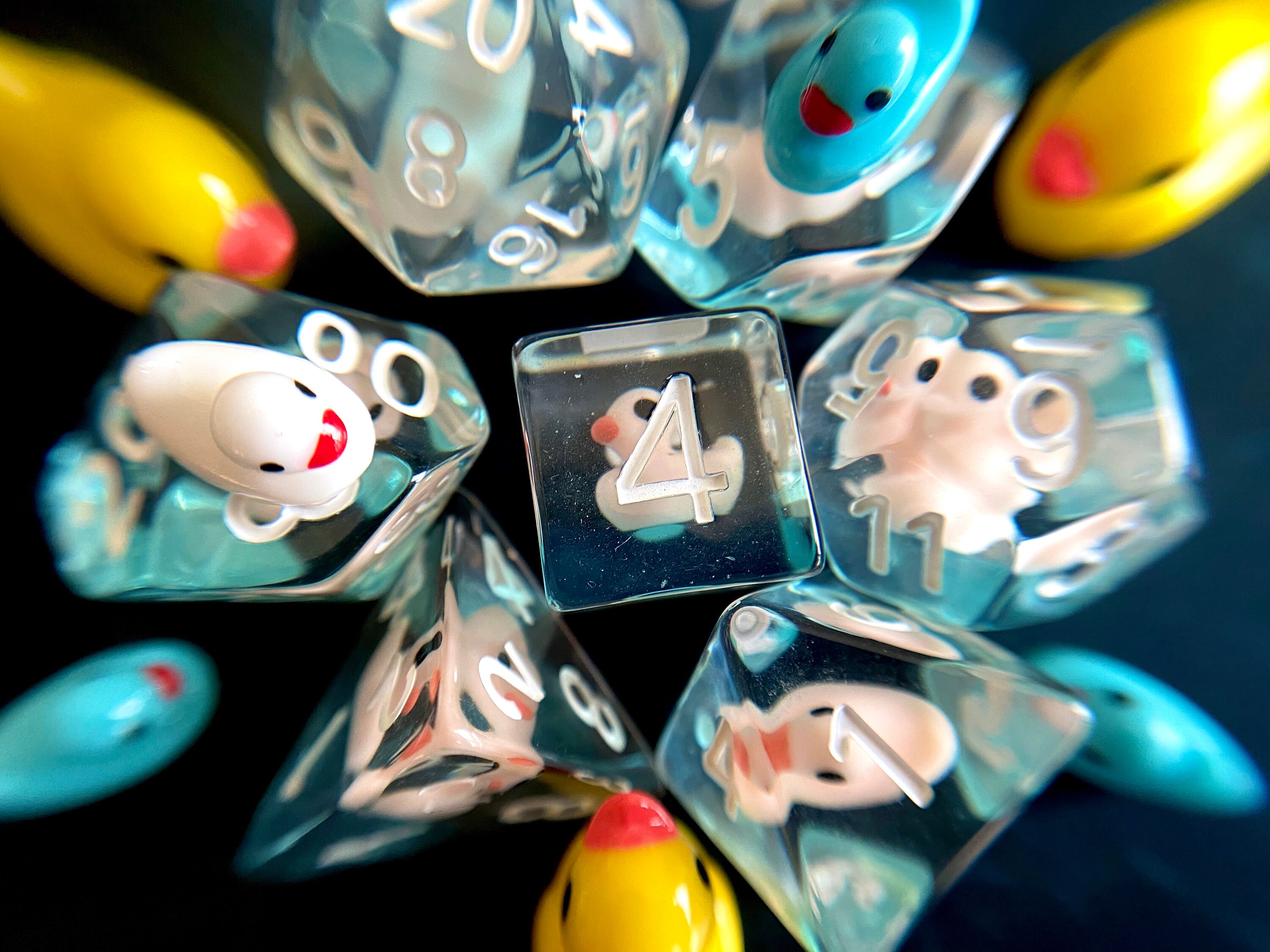 Frost Ducky Dnd Dice Set For Dungeons And Dragons Ttrpg Polyhedral Dice Set For Tabletop Role Playing Games Cute Tiny Ducks Frost Ducky Dnd Dice Set For Dungeons And Dragons Ttrpg Polyhedral Dice Set For Tabletop Role Playing Games Cute Tiny Ducks