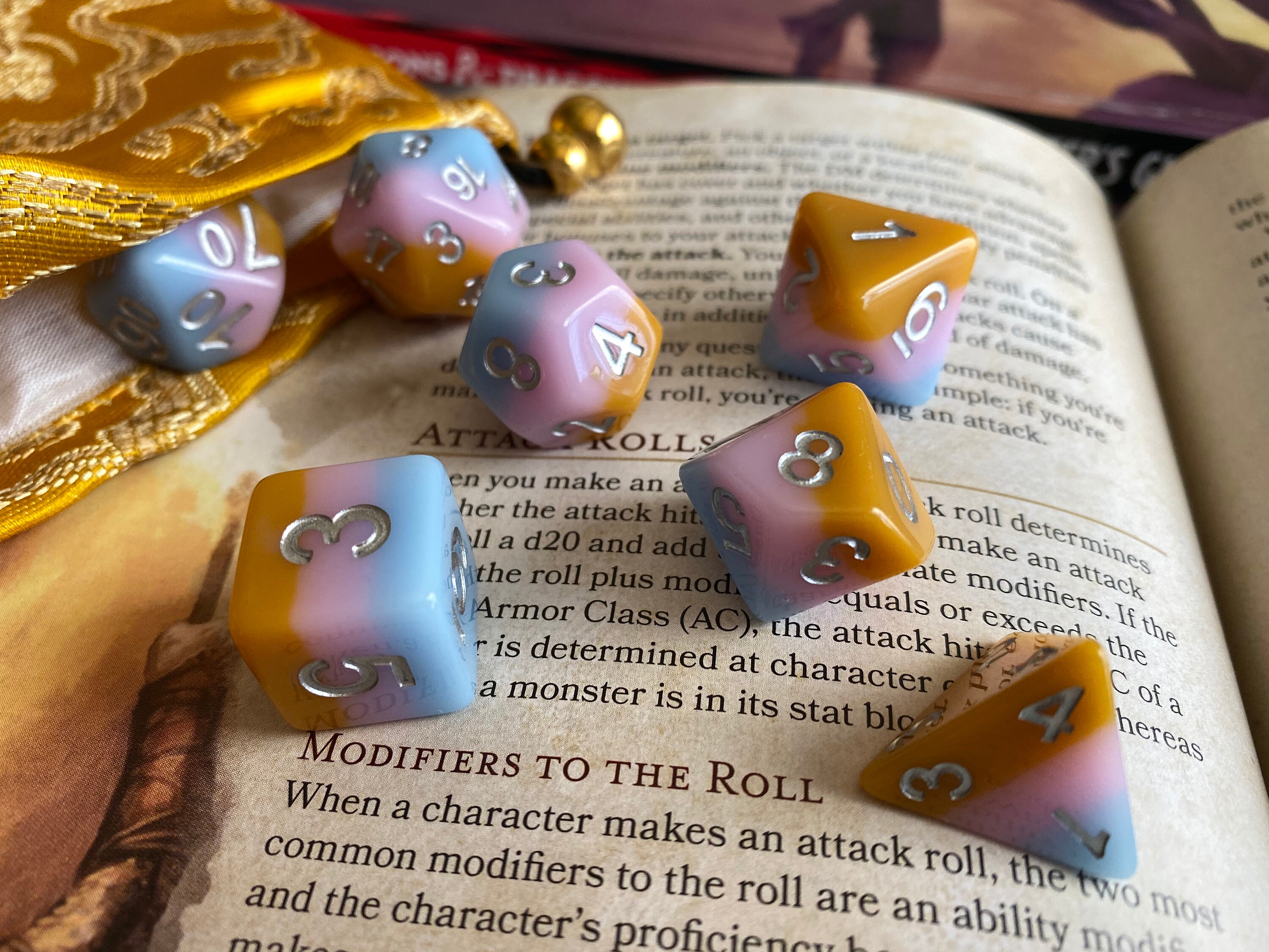 RPg DIce SEt COtton CAndy COrn dNd DIce SEt d&D DIce SEt for DUngeons