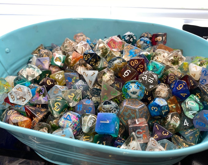 Pound of DIce, Loose Dice, Dice by Weight, Dnd Dice d20 POlyhedral DIce SEt FOr DUngeons &Dragons, CRitical ROle