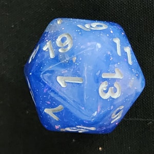 Fey Ocean Dnd dice set for Dungeons and Dragons, Pathfider 2e and TTRPG's d20 polyhedral critical role image 7