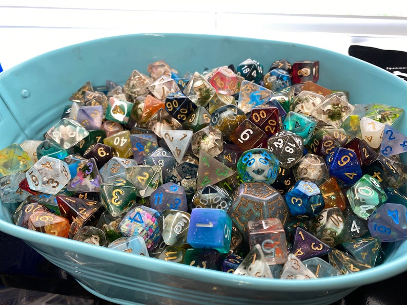 Custom Dnd DICE Set Create Your Own Dice Set Choose Your Own Etsy