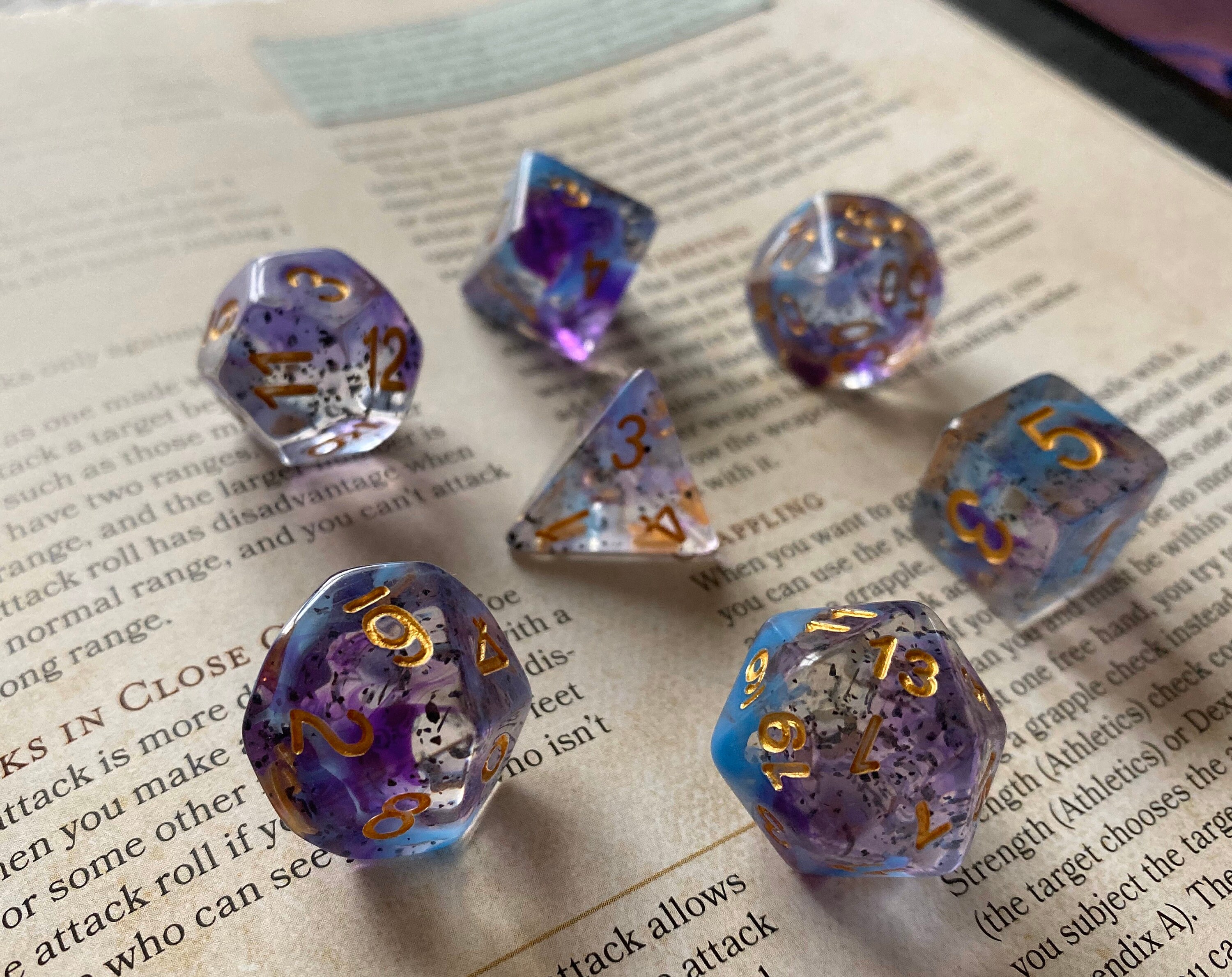 Poison DArt FRog DNd DIce SEt For Dungeons & DRagons RPg TTrpg