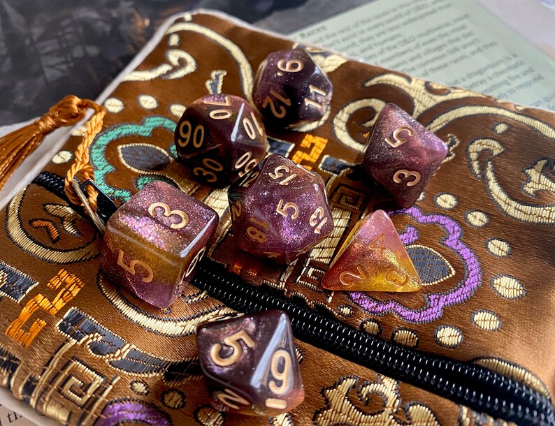 Mystic AMBER Dnd Dice Set for Dungeons and Dragons Ttrpg Etsy Ireland