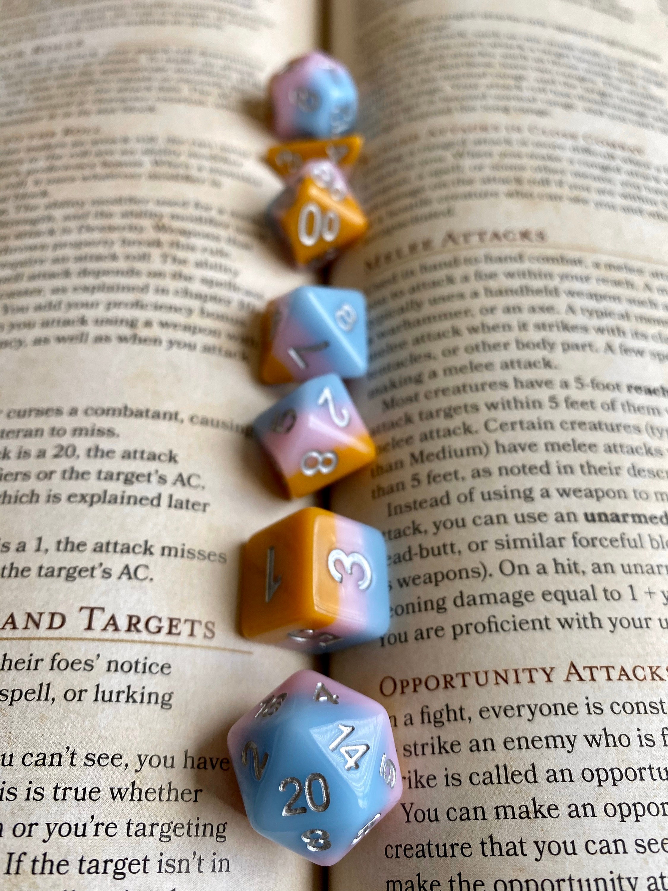 RPg DIce SEt COtton CAndy COrn dNd DIce SEt d&D DIce SEt for DUngeons