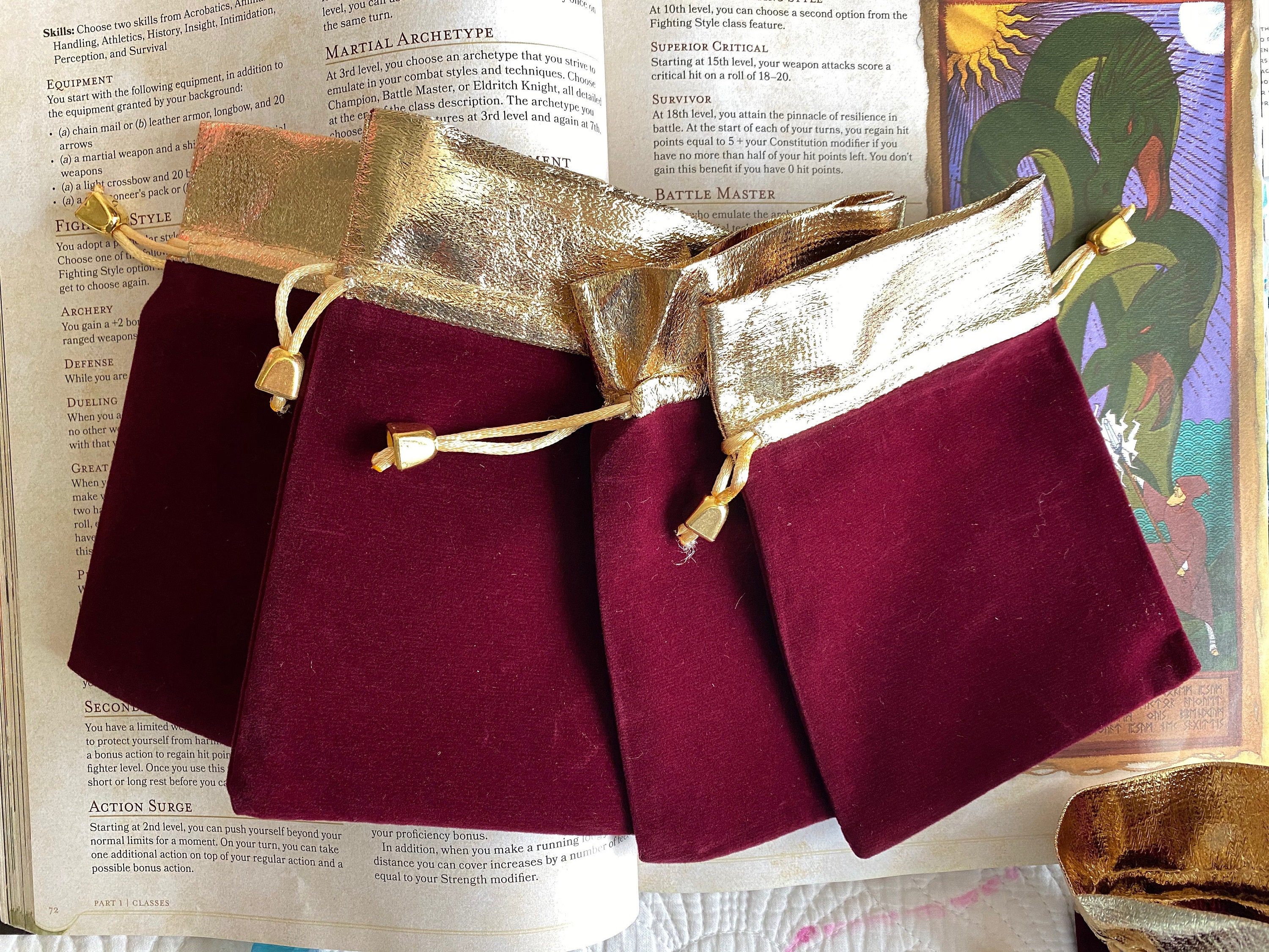 Burgundy Drawstring Gift Wrapping Bags Jewelry Bags Gift - Temu