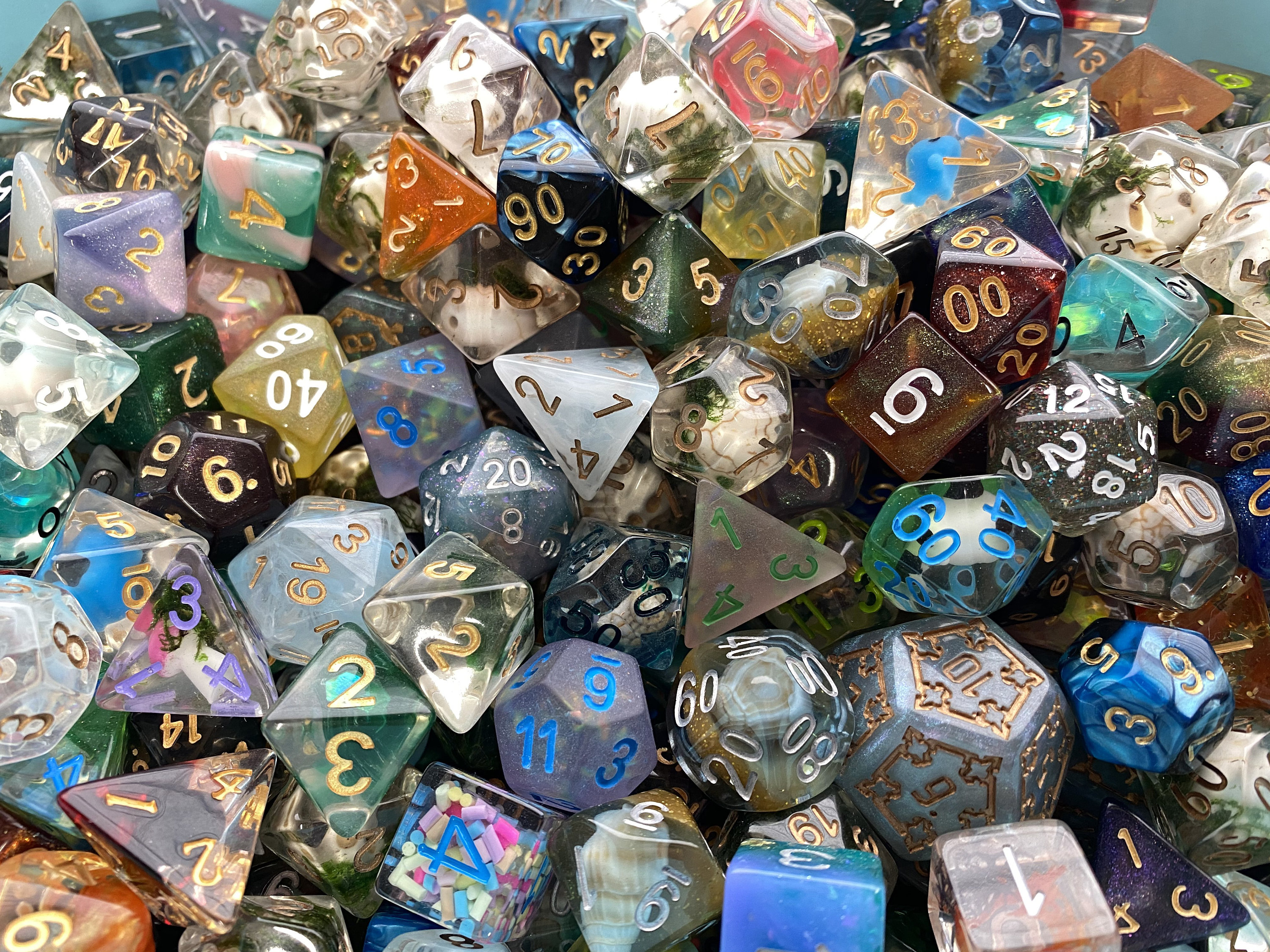 Have a unique set unlike any other, or add to your dice goblin hoard - now ...