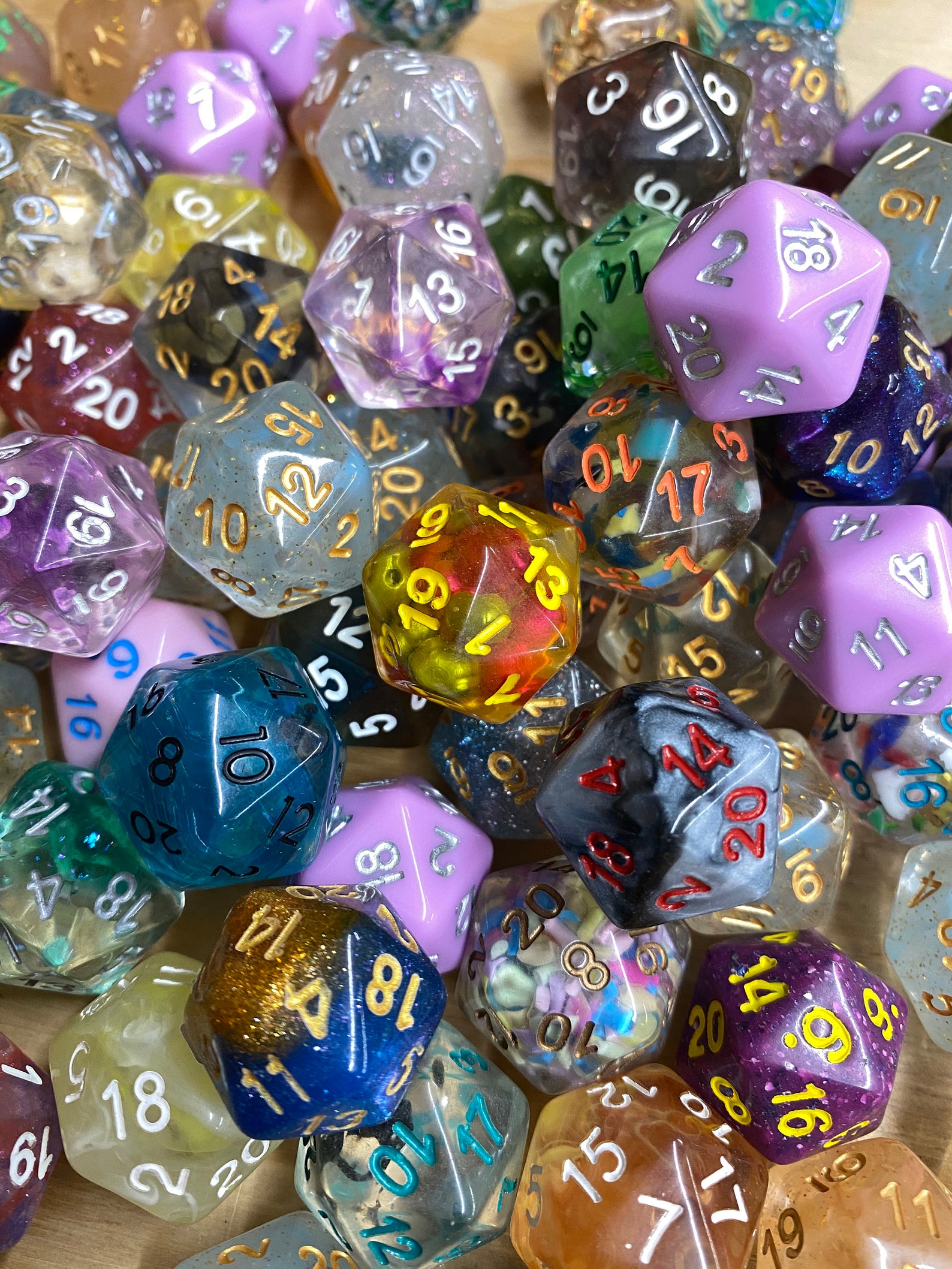 D20 Mystery Dice dnd dice set dice grab bag random d20 dice Etsy