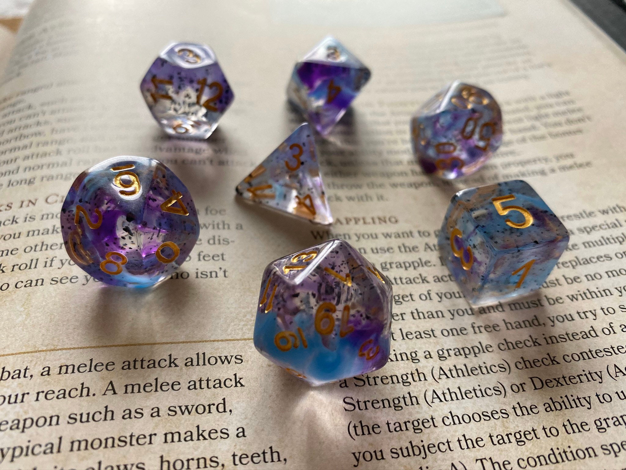 Poison DArt FRog DNd DIce SEt For Dungeons & DRagons RPg TTrpg