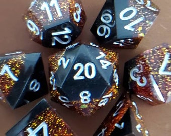 Luck Potion Sharp Edge Dnd dice set, d20 Polyhedral dice set for Dungeons and Dragons