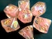 FAiry WIngs dnd dice set for Dungeons and Dragons, d20 Polyhedral dice set for TT RPG - incredible iridescent sparkles! 