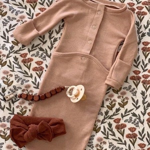 Front Snap baby Gown newborn dolman sleeve baby pajama sleeper pdf sewing pattern digital
