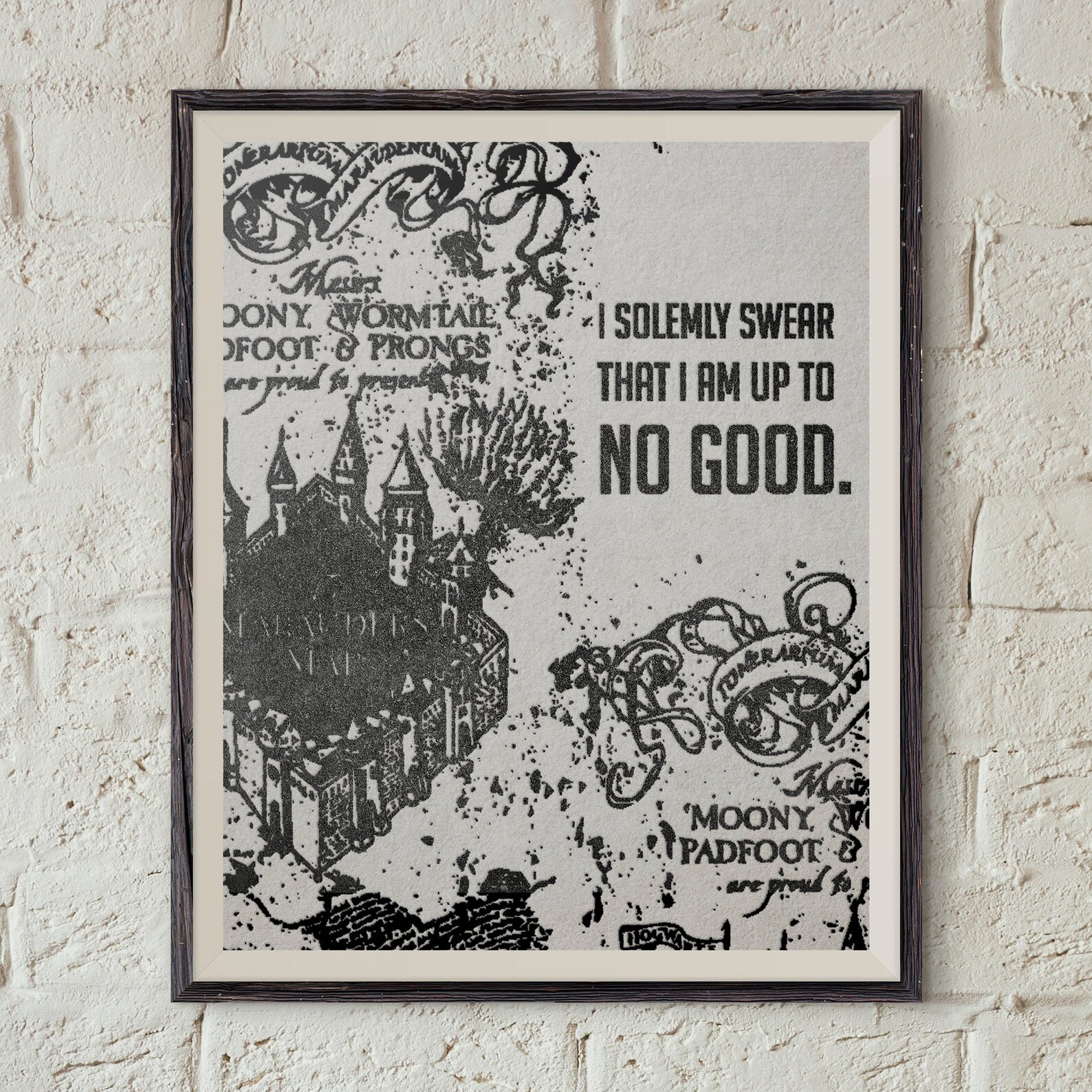 Harry Potter Marauders Map Coloring Pages