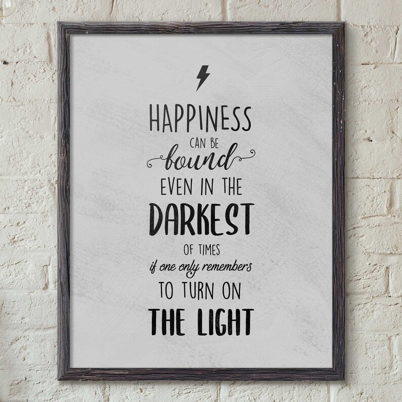 Printable Harry Potter Quote Art with White Canvas Background | Etsy