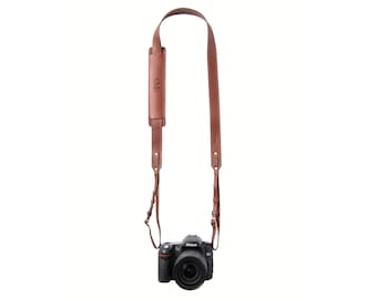 Fotostrap holandesa holandesa personalizada / Cámara de cuero marrón medio Correa para el cuello del hombro / para DSLR, sin espejo / Mejores regalos para fotógrafos