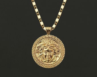 versace gold plated chain