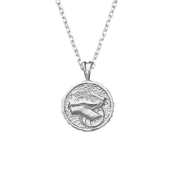 Silver Goddess Fortuna Necklace - Goddess of Luck