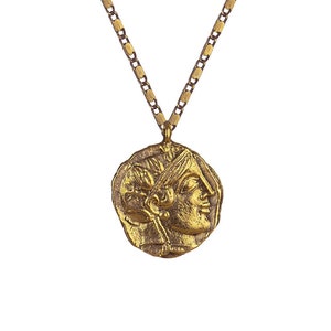 Athena and Owl Necklace | Museum Quality Replica of an Ancient Greek Coin