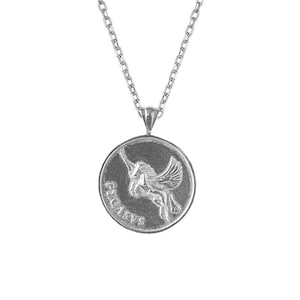 Pegasus Silver Necklace