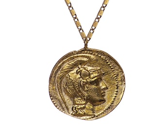 Athena Necklace | Museum Quality Replica of an Ancient Coin