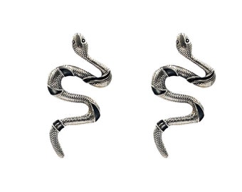 Silver Snake Earrings | 925 Sterling Silver