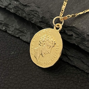 Marcus Aurelius Ancient Coin Pendant Necklace - Museum Quality Replica of an Ancient Roman Coin