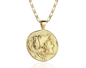Athena and Pegasus Necklace | Museum Quality Replica of an Ancient Coin