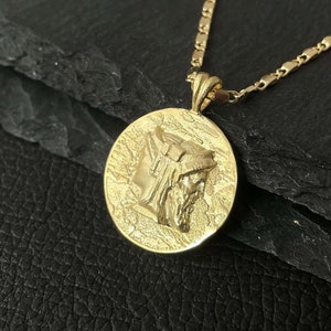 Dual Faces of Myth: Dionysus and Ariadne Necklace