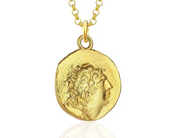 Cappadocia Silver Coin Necklace - Museum Quality Replica of an Ancient Greek Coin