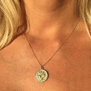 Silver Nymph Necklace - Museum Quality Replica of an Ancient Coin