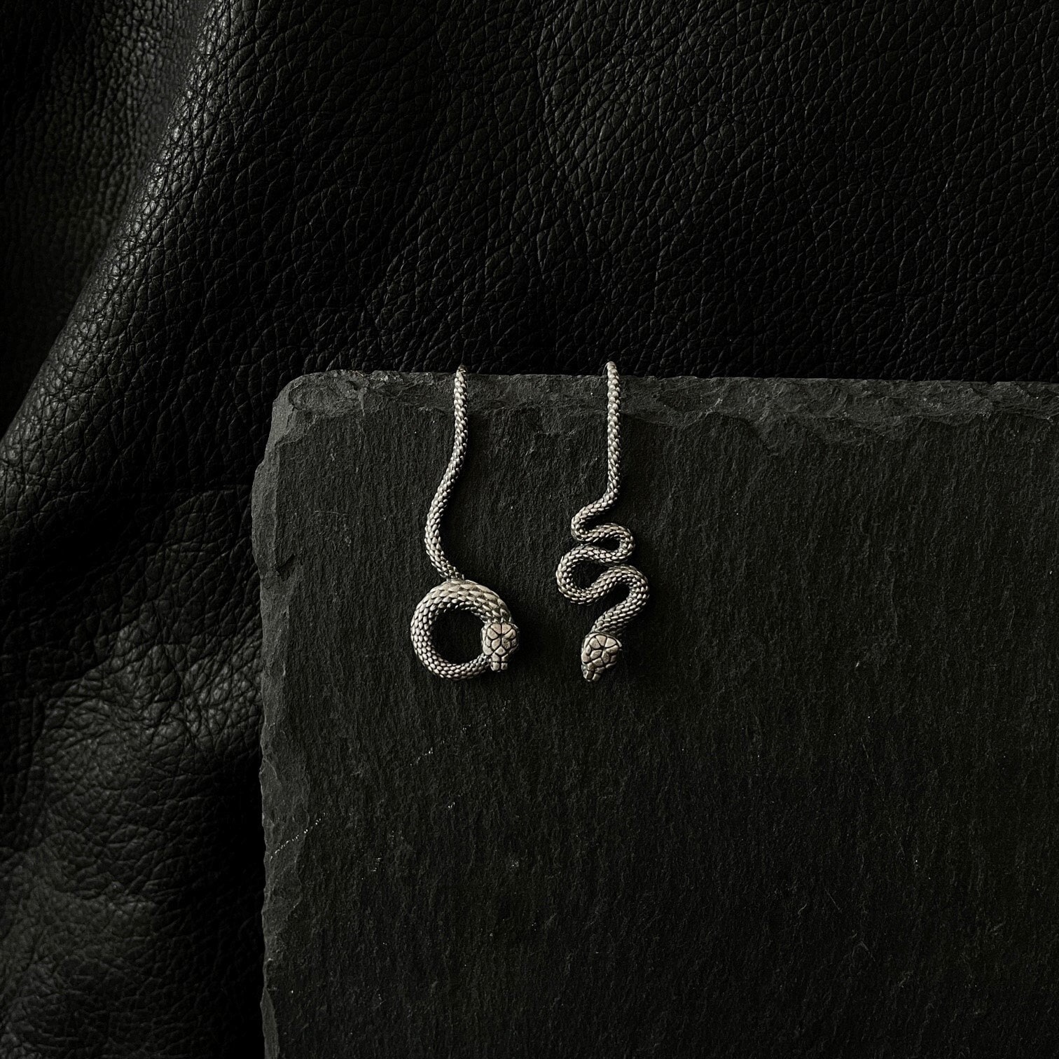 Silver Snake Earrings | 925 Sterling Silver