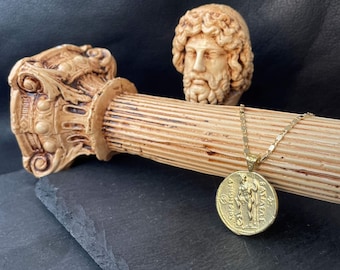 Poseidon Neptune Necklace - Museum Quality Replica of an Ancient Greek Coin