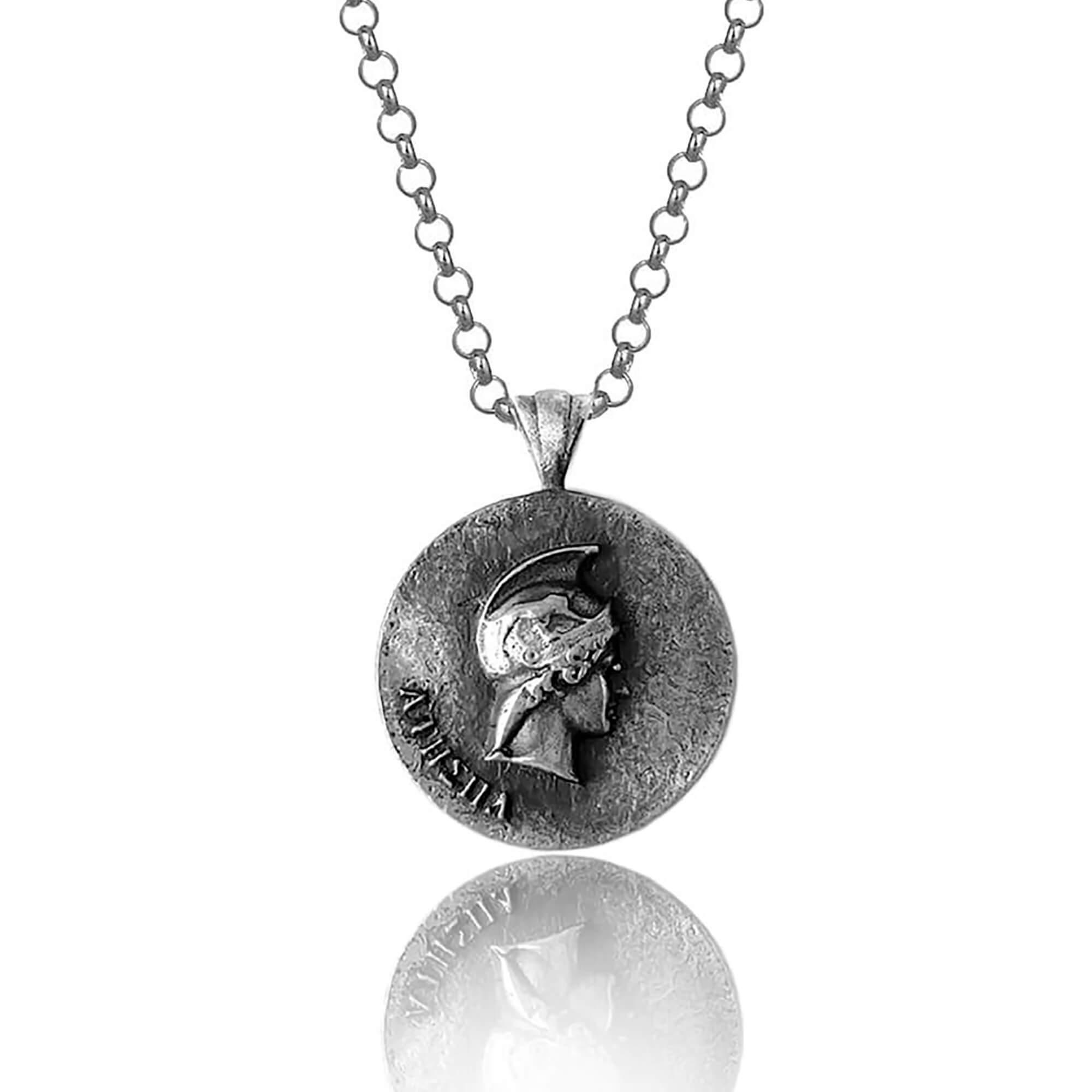アテナ シルバーネックレス - 古代ギリシャの知恵の女神 - Etsy 日本