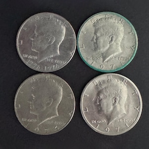 USA Vintage Half Dollars John F. Kennedy