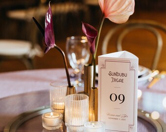 3-Sided Table Numbers
