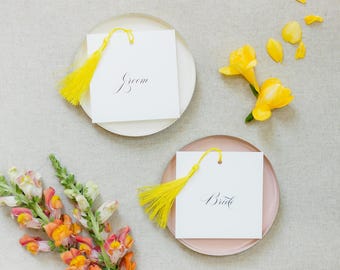 Tassel Place Cards
