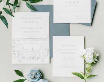 Fort Worth Stockyards Invitation Suite
