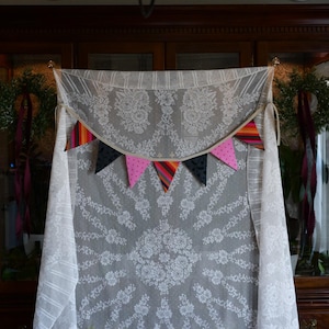 Bunting - No. 3 // handmade upcycled fabric buntings, party supplies, party gifts