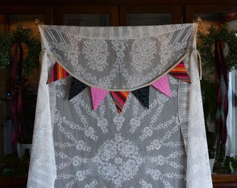 Bunting - No. 3 // handmade upcycled fabric buntings, party supplies, party gifts