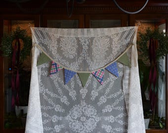 Bunting - No. 1 // handmade upcycled fabric buntings, party supplies, party gifts