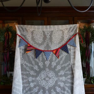 Bunting - No. 4 // handmade upcycled fabric buntings, party supplies, party gifts