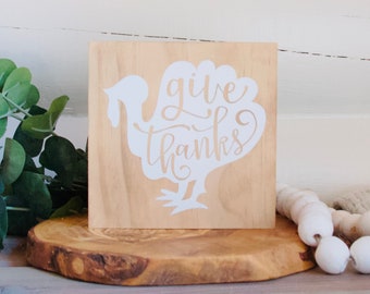 Thanksgiving Turkey Wood Shelf Sitter