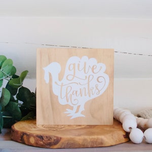 Thanksgiving Turkey Wood Shelf Sitter