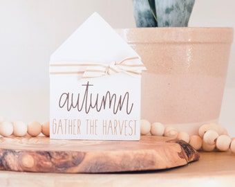 Autumn Gather The Harvest Wood House Decor For Tiered Tray