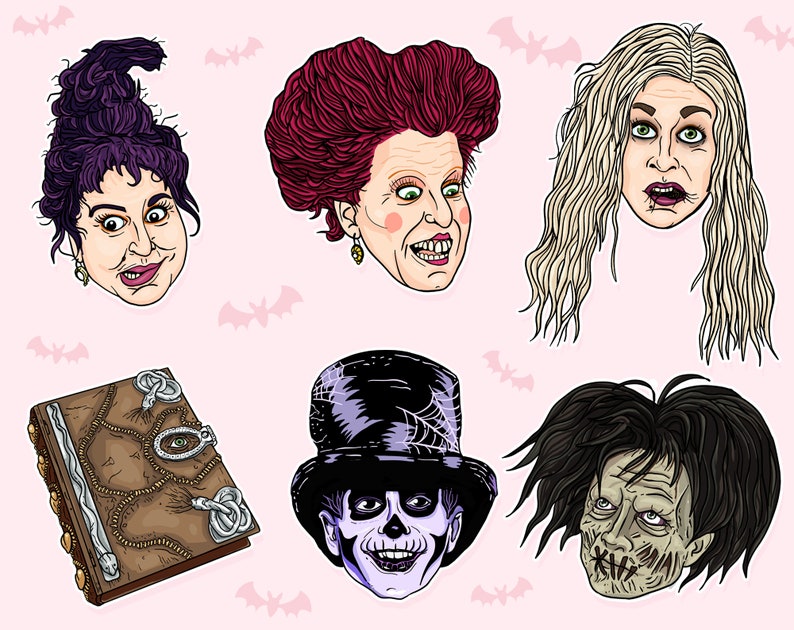 Hocus Pocus printable clipart Halloween clipart Hocus | Etsy