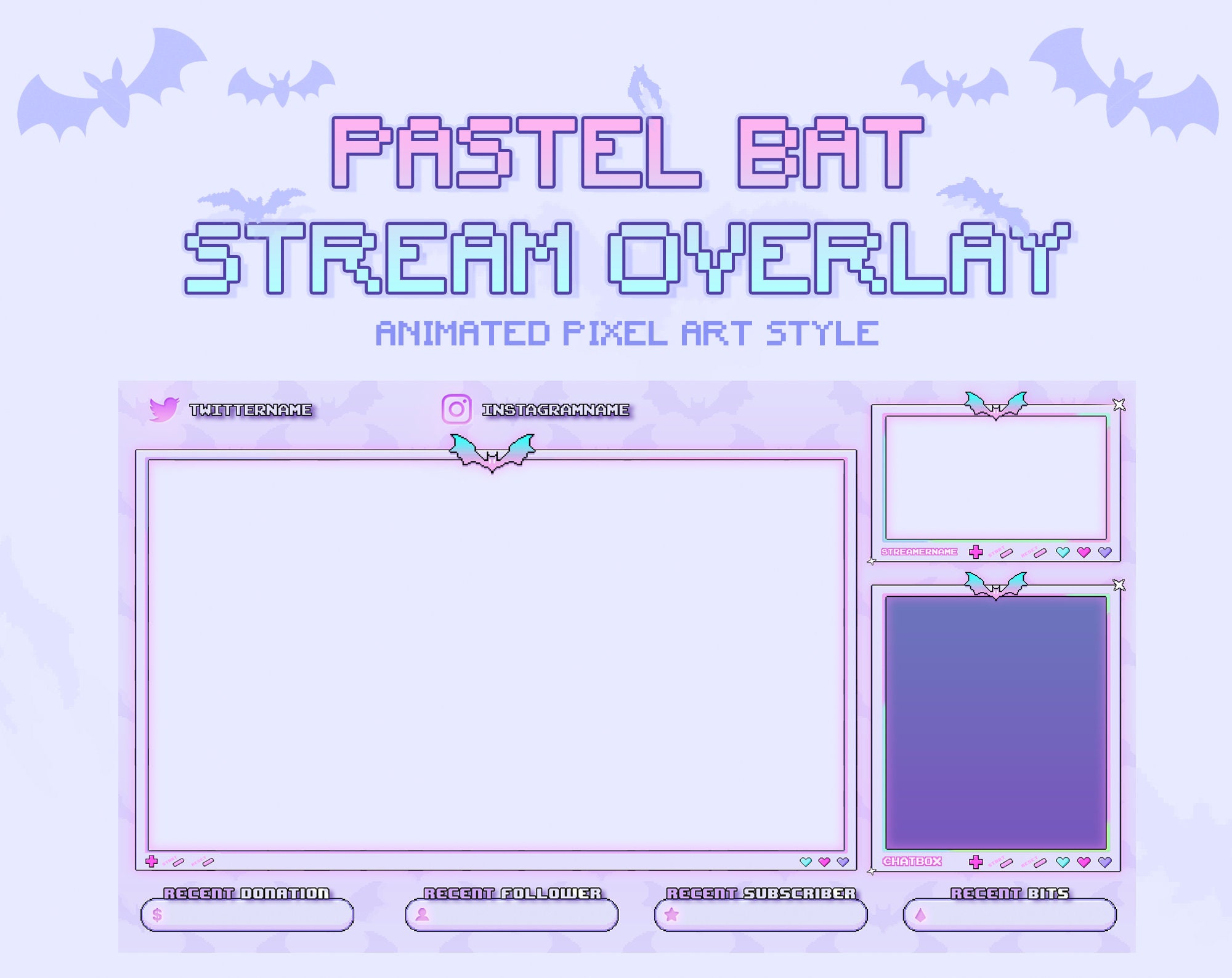 Kawaii overlay - Etsy España