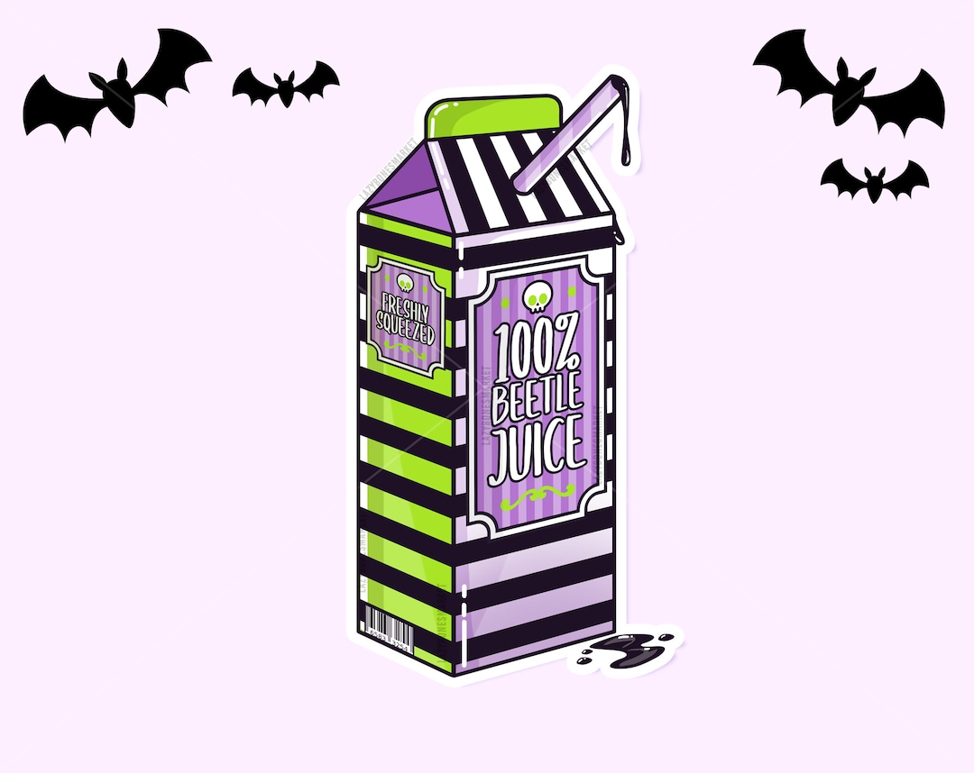 Beetlejuice Printable Die Cut Digital Die Cut Halloween Digital Planner