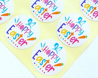 Easter Stickers, Happy Easter Stickers, Happy Easter, Easter Gifts, Easter Small Business, Easter 2021, Easter UK, Stickers, Stickersheet