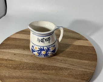 Heritage by Royal Sealy 1/3 Measuring Cup 2.75” Ceramic (BB)